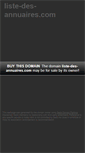 Mobile Screenshot of liste-des-annuaires.com